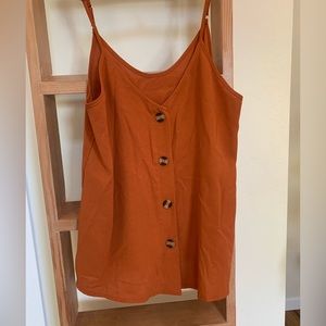 burnt orange camisole